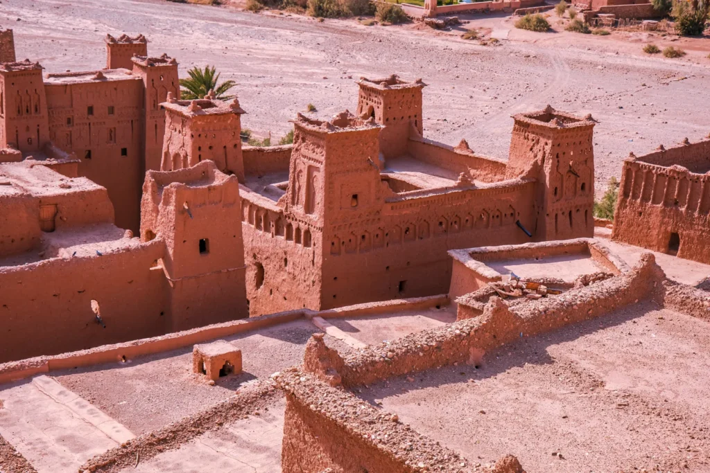 Kasbah rooftops on the last day to Marrakech
