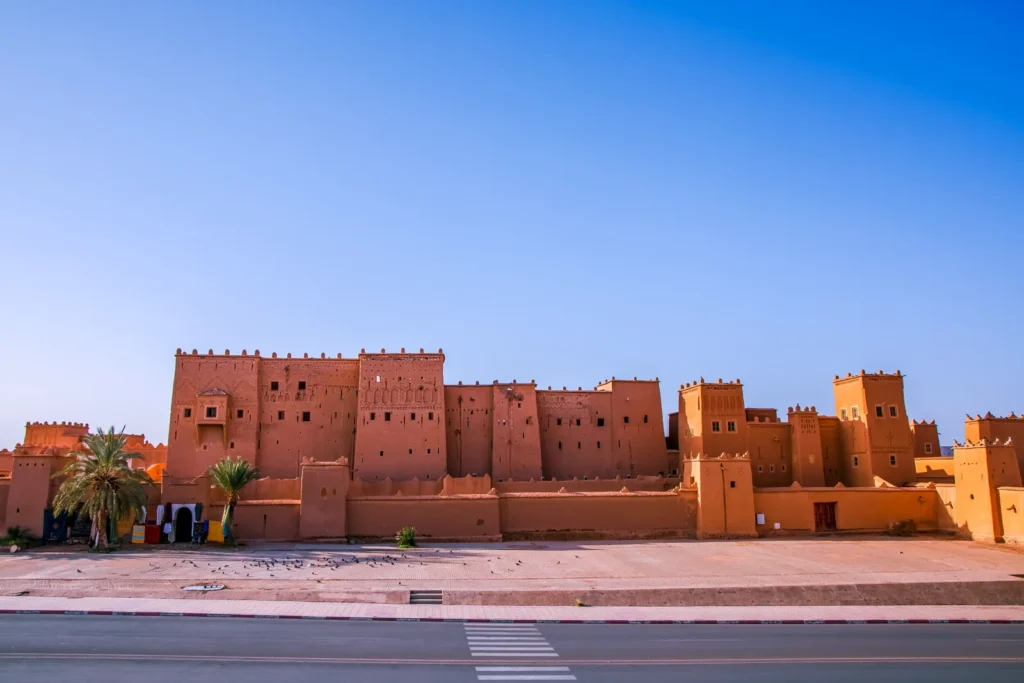 Taourirt Kasbah in Ouarzazate on the last day to Marrakech