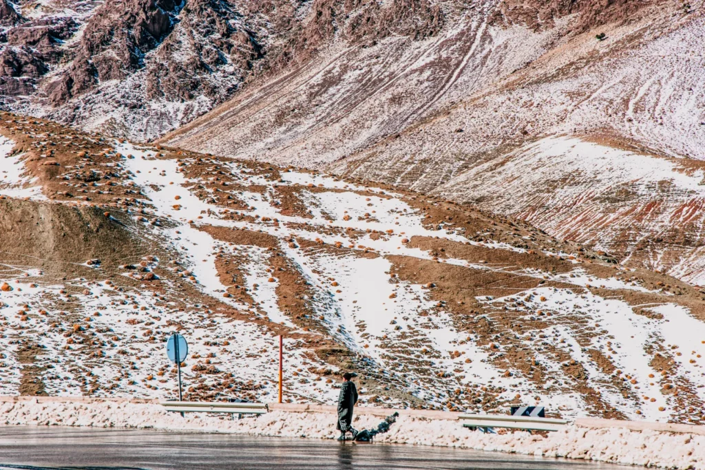 The Tizi n'Tichka road on day 1