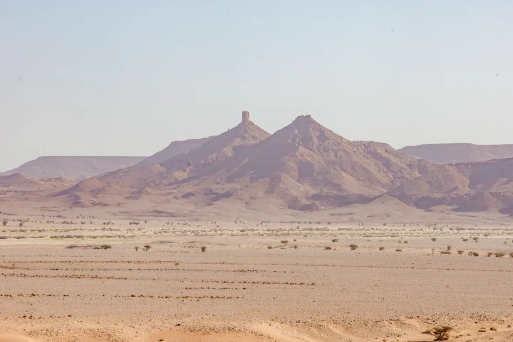 Desert peak near Alnif on the way back to Agadir