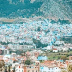 Chefchaouen from above on day 1