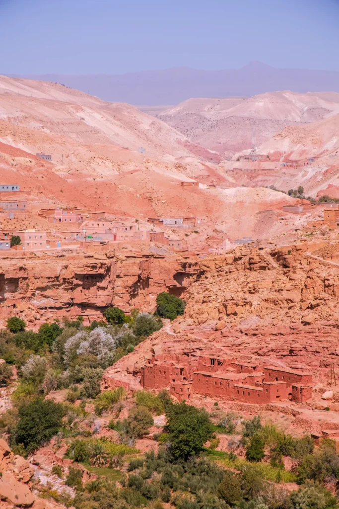 Canyon on the way through the Dades Valley