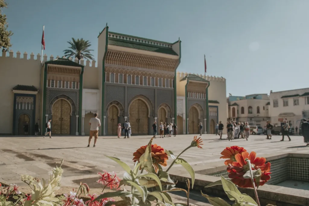 Palace gates in Fes