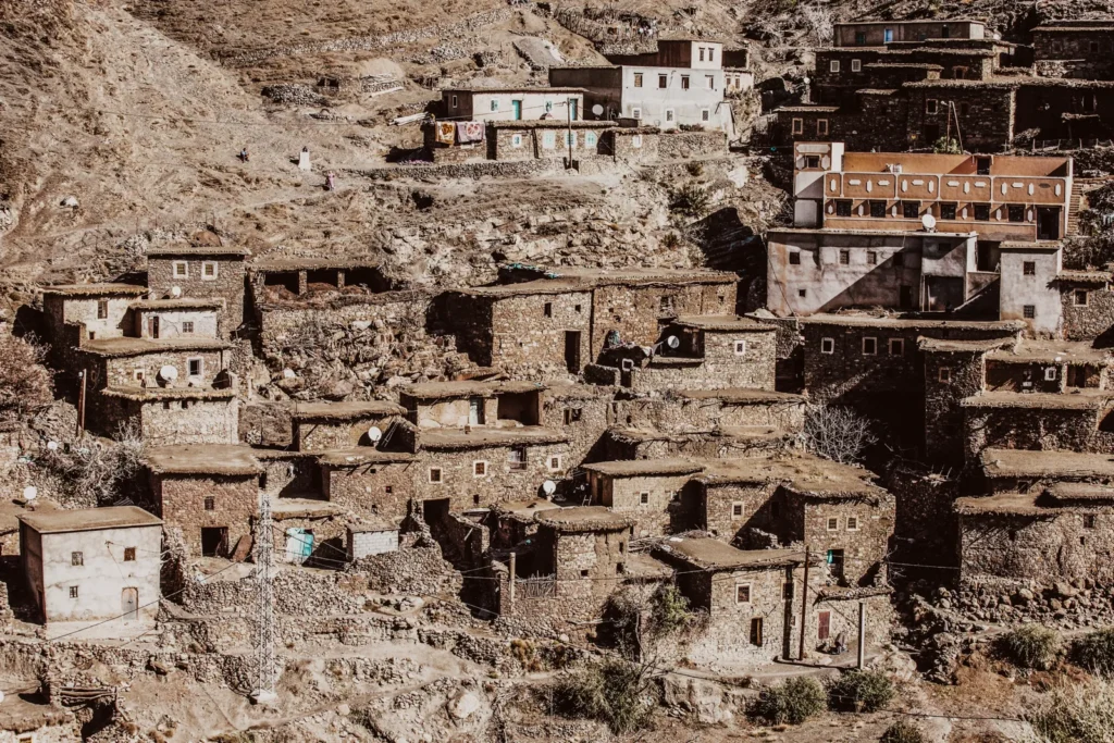 Stone village in the High Atlas