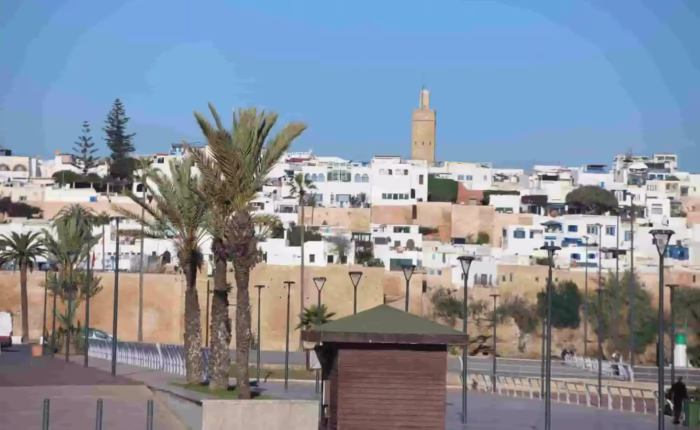 Rabat Medina during our 8 day roundtrip from Casablanca - the image shows the Medina with it is wall and its mosque - Moroccan trave package - Morocco tour package - morocco holiday - Morocco vacation package - Viaggio in Morocco 8 giorni da Casablanca