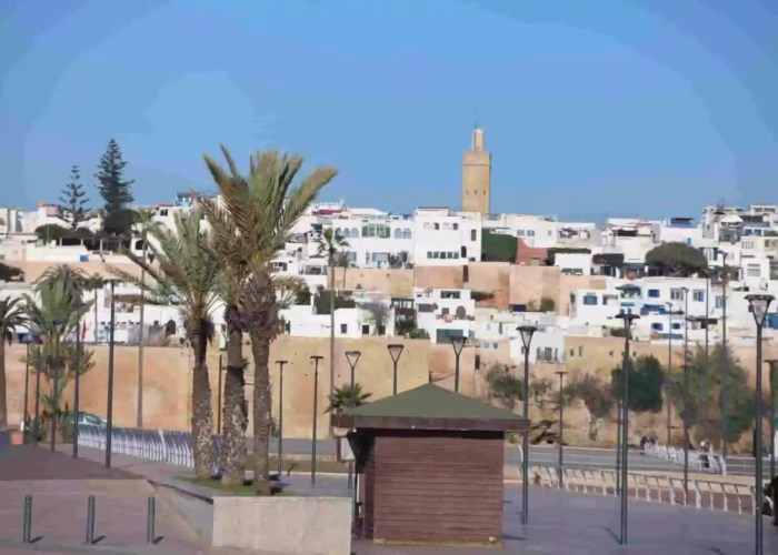 Rabat Medina during our 8 day roundtrip from Casablanca - the image shows the Medina with it is wall and its mosque - Moroccan trave package - Morocco tour package - morocco holiday - Morocco vacation package - Viaggio in Morocco 8 giorni da Casablanca